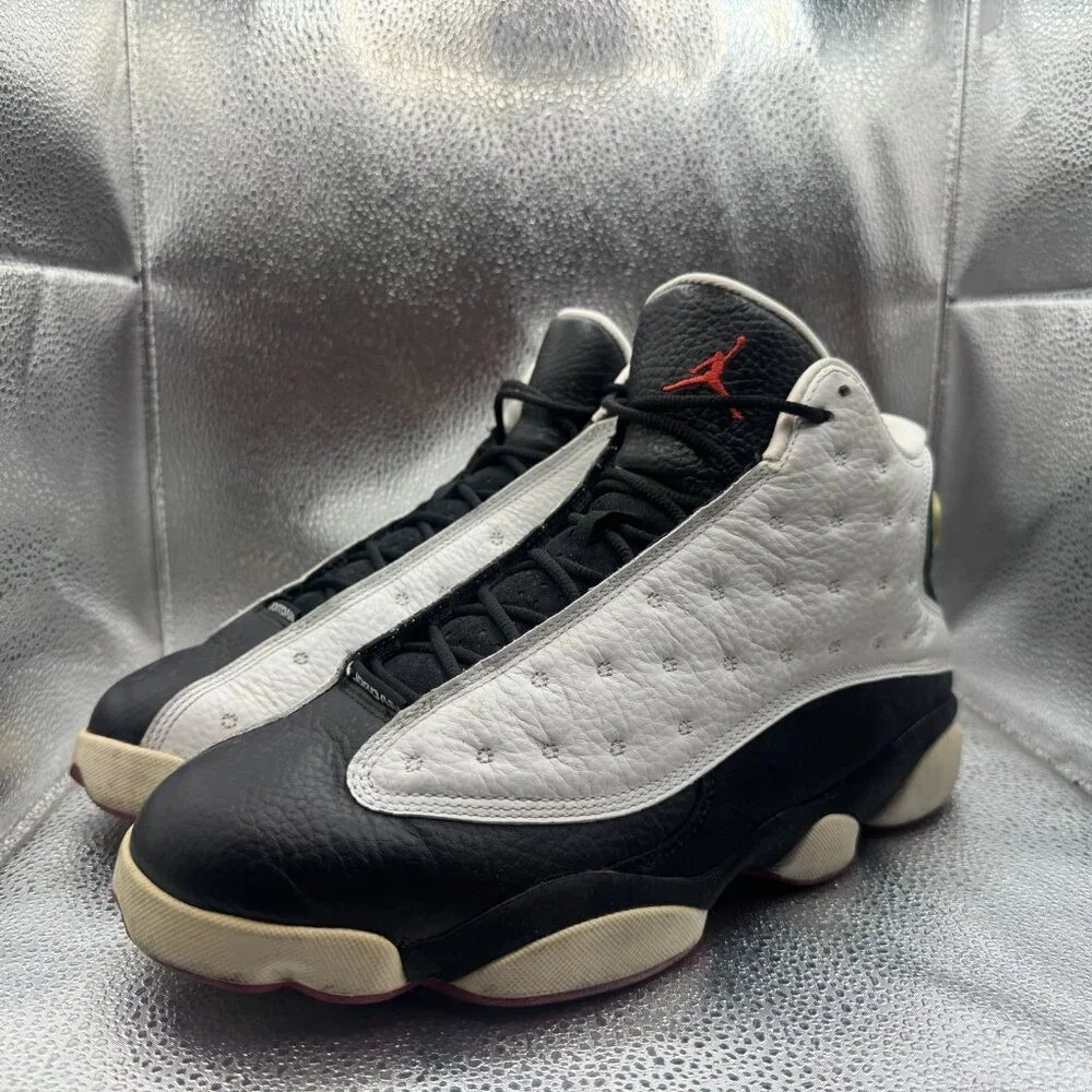 Size 10.5 Air Jordan 13 Retro 2013 He Got Game White Black Mens Shoes 309259-104